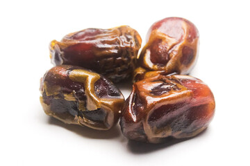 several dates isolated on a white background