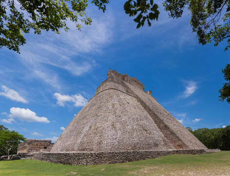 Mayan Pyramid In Mexico.