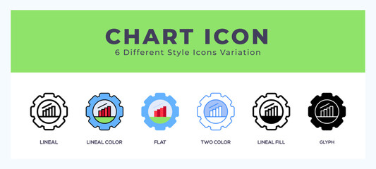Chart symbol. logo. icon vector illustration.