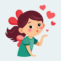 Sending Love A Girl's Flying Kiss Adventure