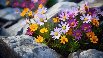 Obraz premium spring flowers in the garden