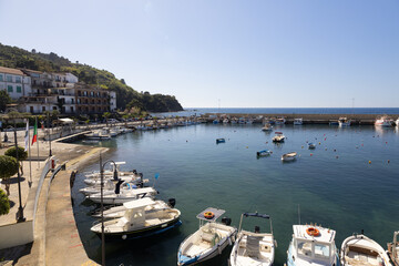 The small port of San Marco di Castellabate in the Cilento coast