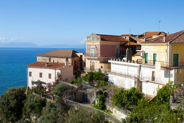 View of Agropoli, a small town in the Cilento Coast