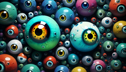 Colorful Eyeballs