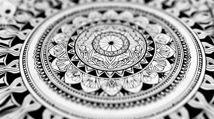 Obraz premium Discover intricate and enchanting mandala designs from various cultures. Explore floral, geometric, and oriental patterns, perfect for coloring and decoration.