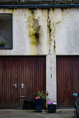 Feuchte Hauswand