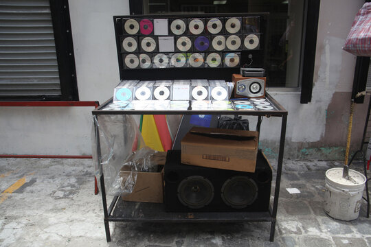 Street sale of CDs