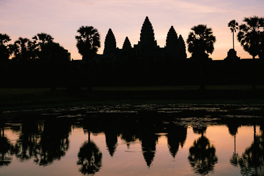 Angkor Wat Temple in Siem Reap in Cambodia