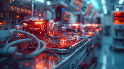 Fototapeta premium High-Tech Medical Devices in Surgery