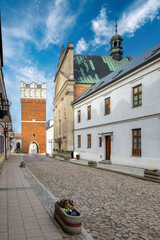 Old town of Sandomierz town at spring time. - 777763070