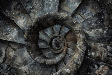 staircase in the old fortress