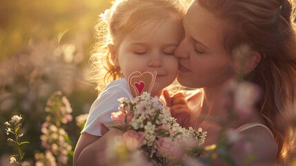 Mother's Day: Heartfelt Love Captured - Image #4 - obrazy, fototapety, plakaty