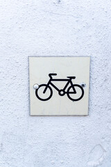 bicycle parking sign