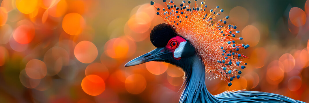  Crowned crane 3d image,
Balearica regulorum or the Greycrowned Crane is a gruiform bird in the Gruidae family
