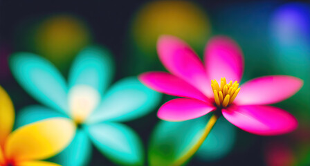 Fototapeta premium Colorful Flowers in the Garden