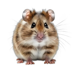 Hamster isolated on transparent background, png transparent background, full body