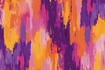 abstract purple, orange and pink pixelated pattern Generative AI