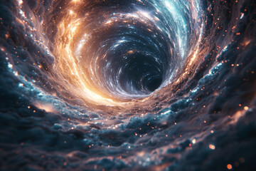 A journey through the cosmos, where the mysteries of dark matter and black holes hold the keys to...