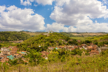 Fototapeta na wymiar Partial view of the city of Laranjeiras