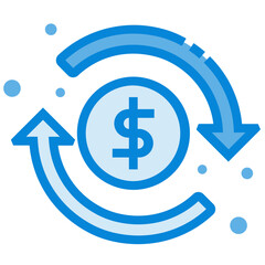 Multi color business icon pack