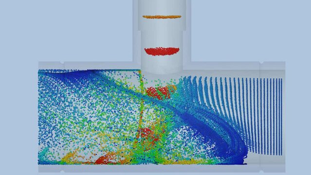 CFD simulation Computational fluid dynamics - fitting airflow simulation