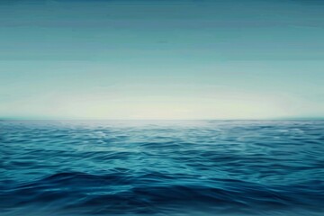 calm blue sea ocean landscape. serenity concept. 