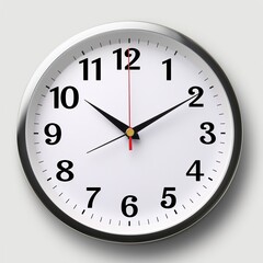 clock face, clean bright and plain, with arabic number generative ai images