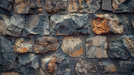 stone wall,cracked stone wall background and texture
