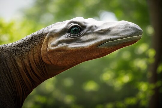 S head. The dinosaur