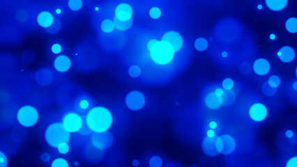 Bokeh Glitter Blue 4K Background	