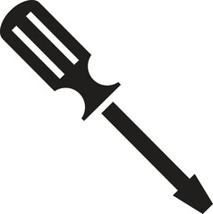 screwdriver vector icon line template