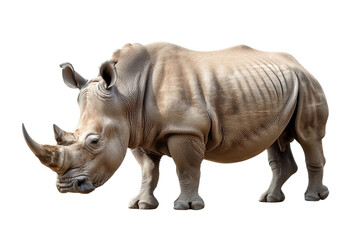 Rhinoceros Imagery isolated on transparent background
