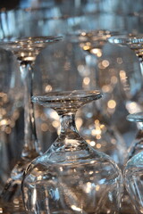 glasses on the table