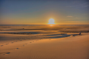 Florence Oregon Sand Dune Beach Sunset