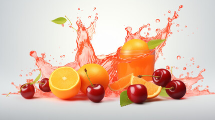 fruit juice splash