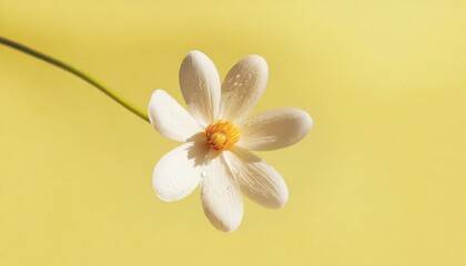 Petalo de flor fondo minimalista