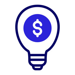This is the Business Idea icon from the Online Marketing icon collection with an Mixed style