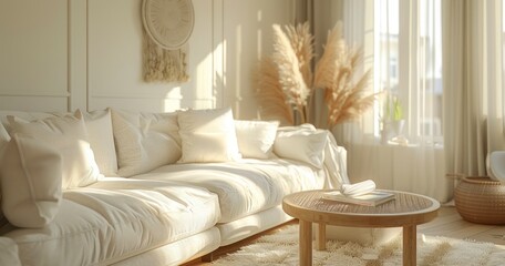 Cozy Interior Mock-up in Soft Hues