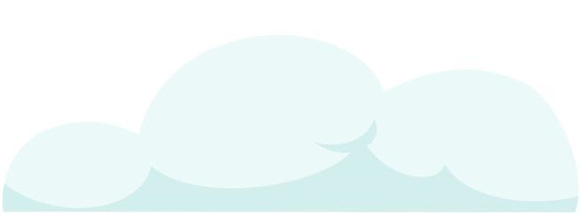 illustration cloud puff cartoon