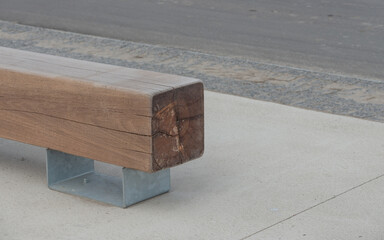 bench on the street
