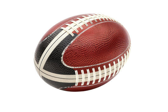 Rugby Ball isolated on transparent background