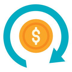 Obraz premium Dollar Exchange Icon