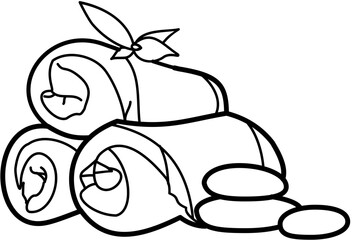 spa essentials illustration massage