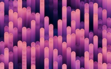 Abstract background with colorful candy looking shapes
3D Render