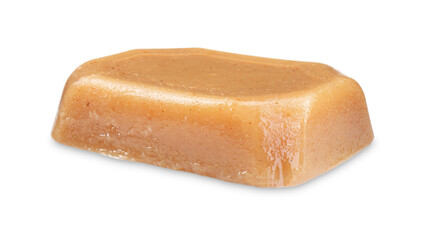 Delicious sweet quince paste isolated on white