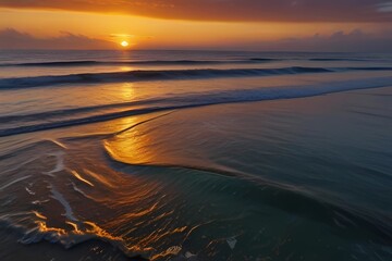 Fototapeta premium sunset on the beach