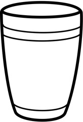 glass illustration tea coffee