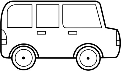 vehicle car on road illustration