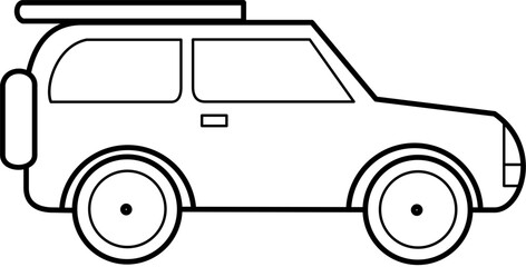 vehicle car on road illustration