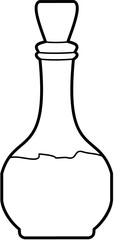fantasy magic potion bottle herb 